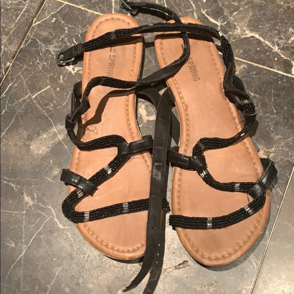 Lace up sandal